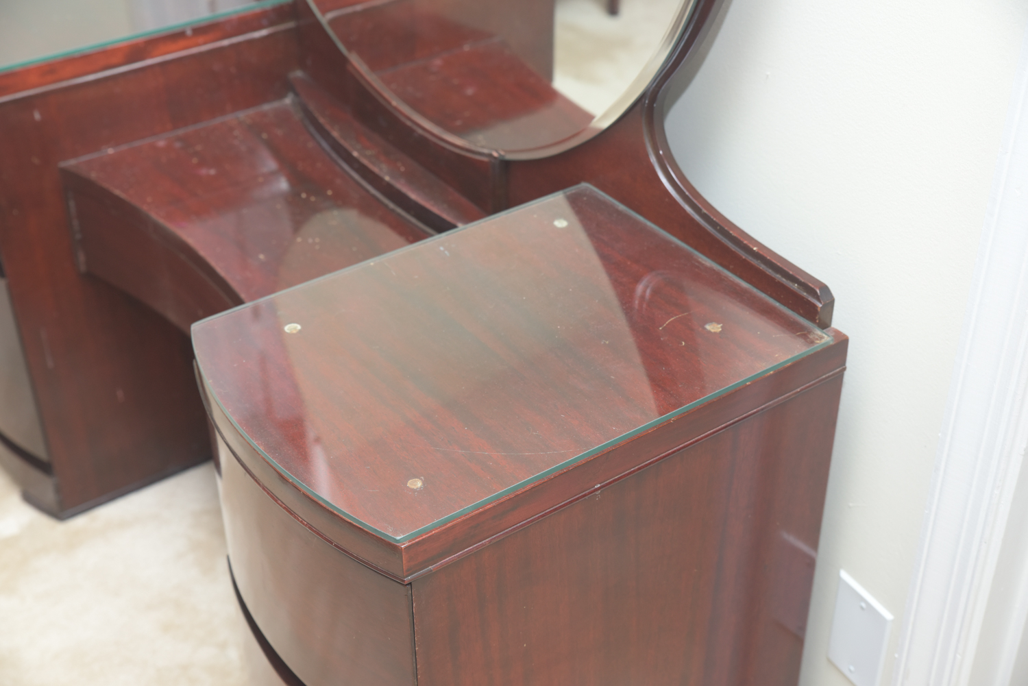 Art Deco Style Vanity Set from Hecht Bros.