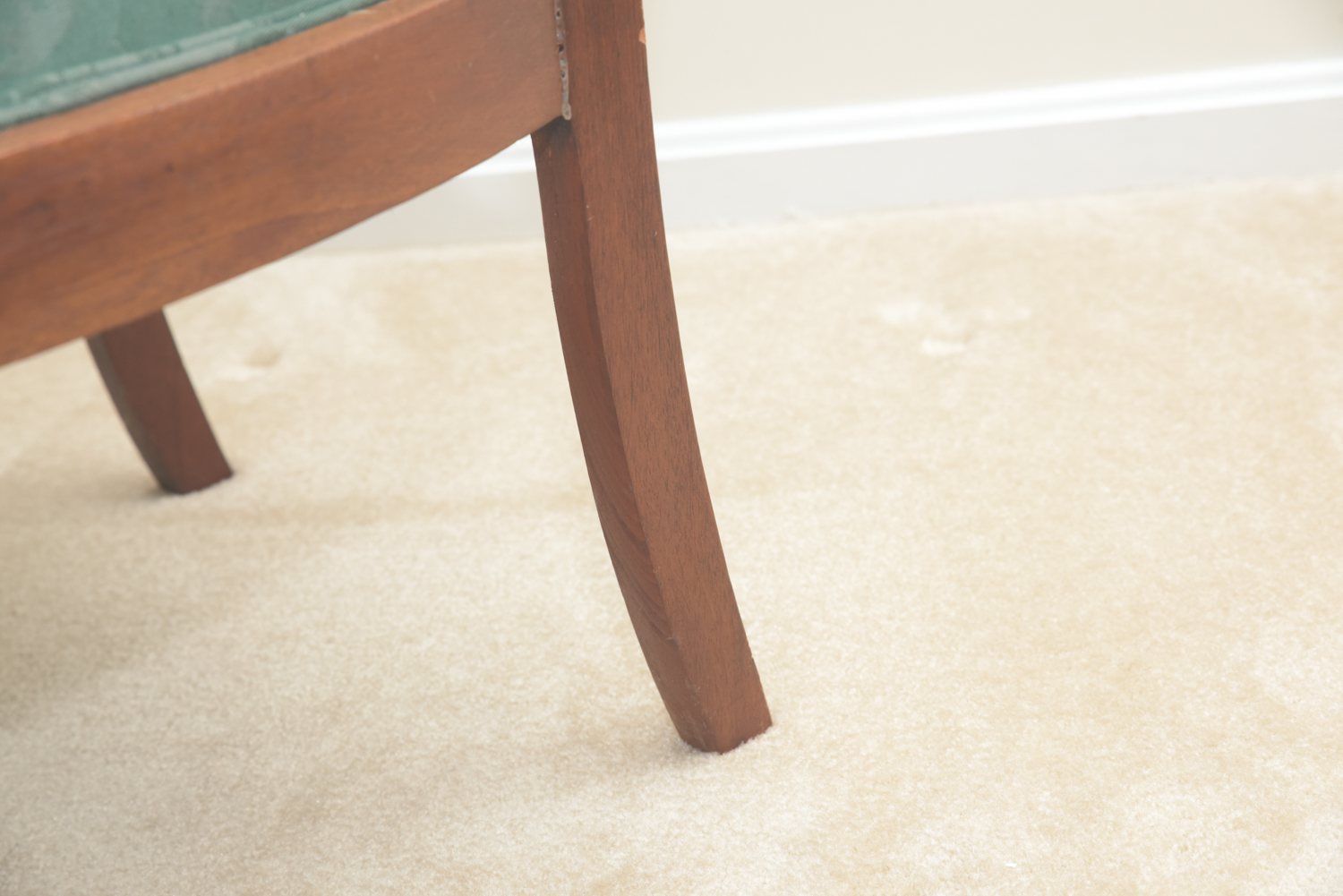 Vintage Matched Veneer Wooden Armchair