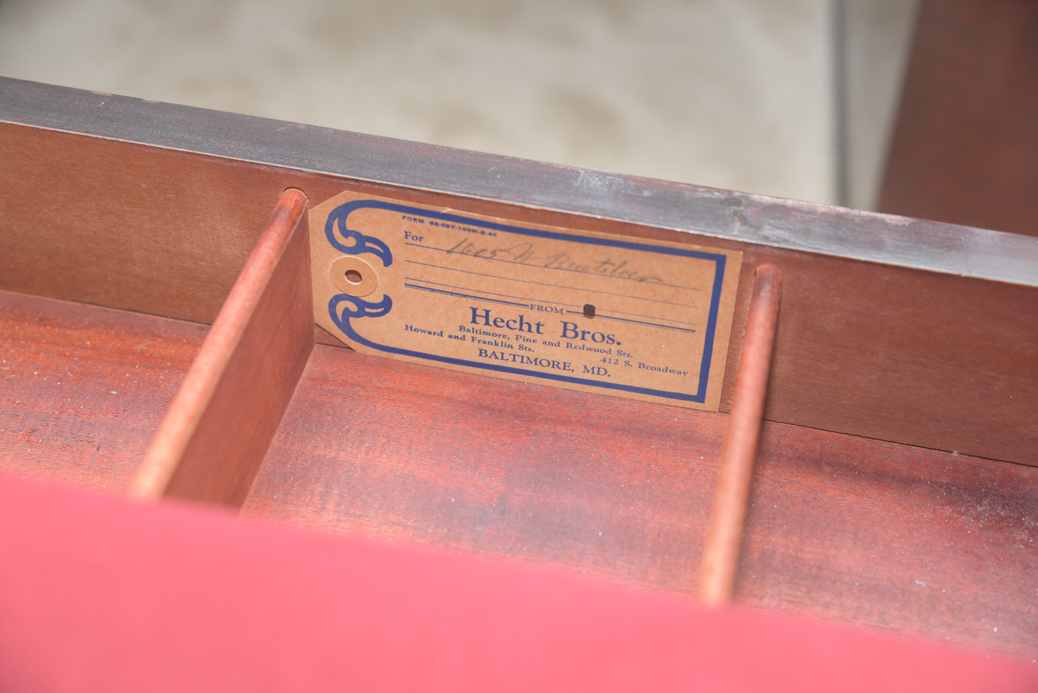 Art Deco Style Vanity Set from Hecht Bros.