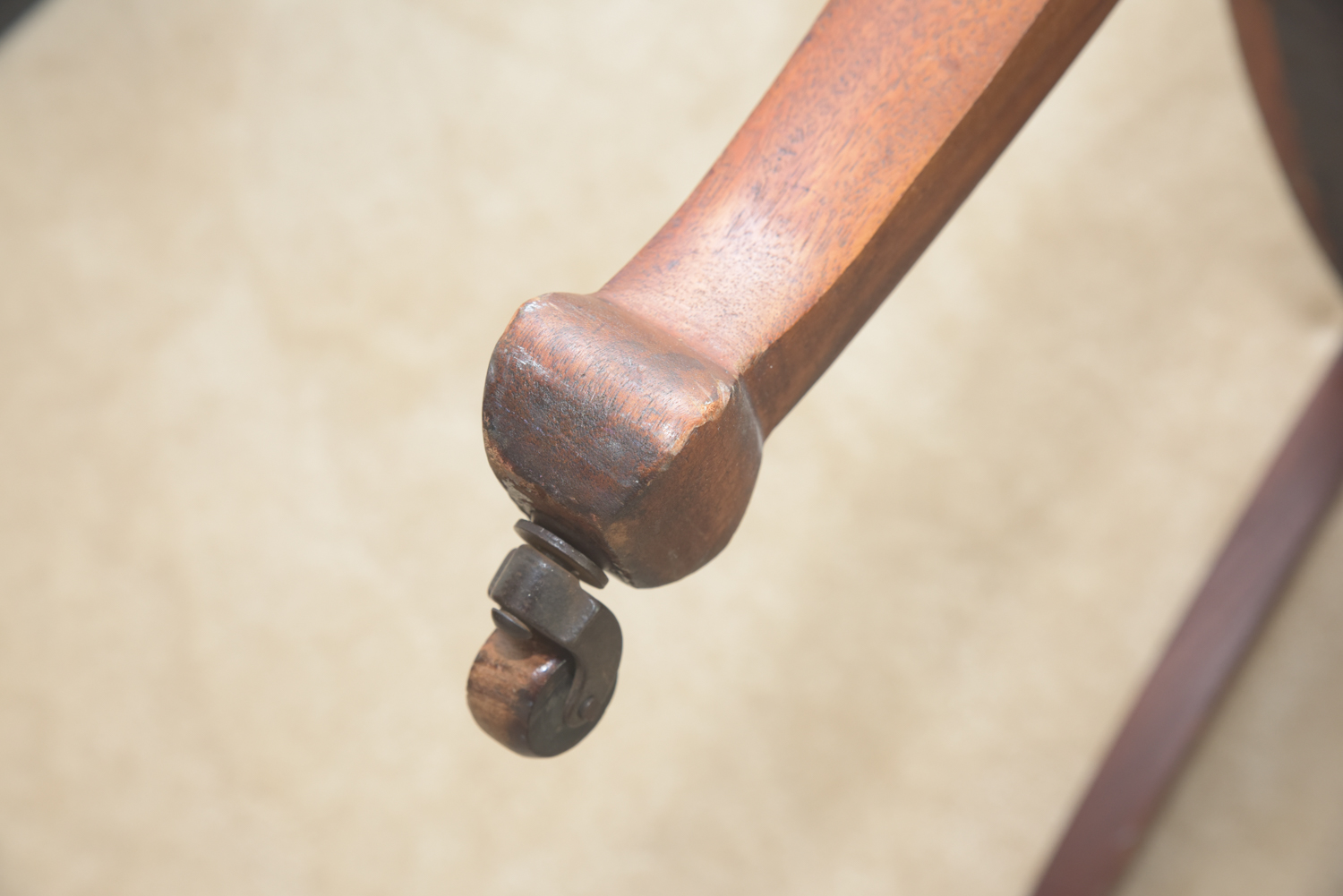 Vintage Matched Veneer Wooden Armchair
