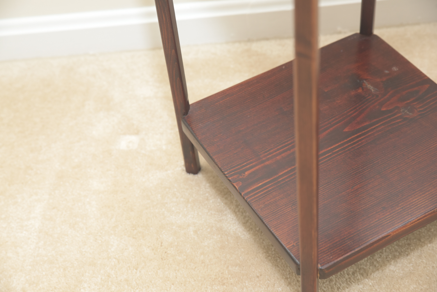 Vintage Two Tier Wooden Side Tables