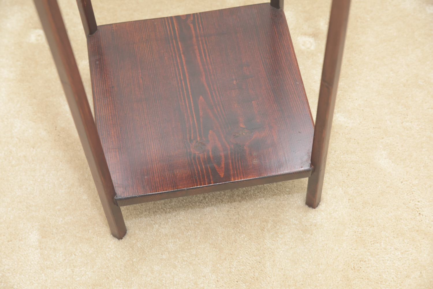 Vintage Two Tier Wooden Side Tables