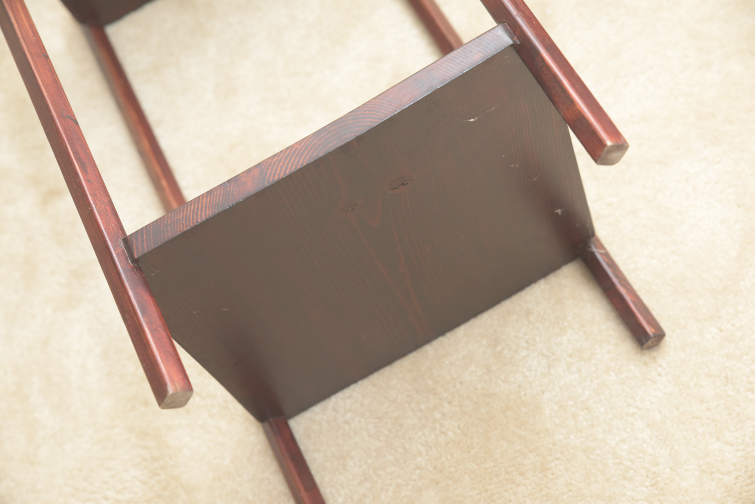 Vintage Two Tier Wooden Side Tables