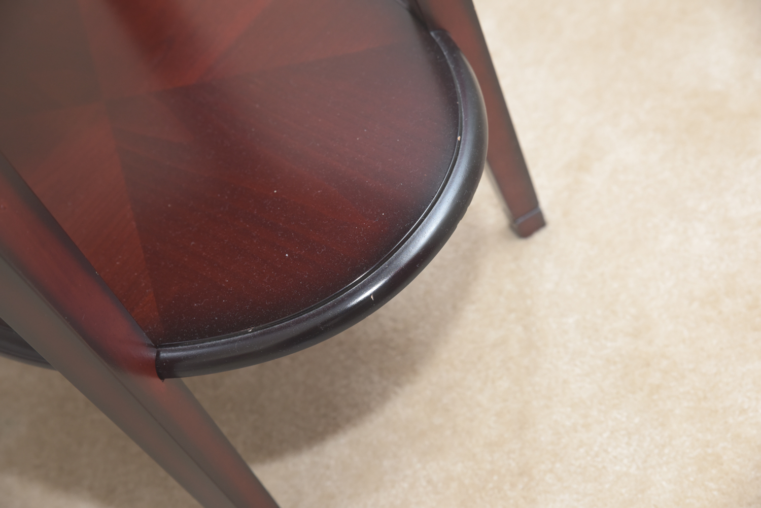 Mahogany Two-Tier Accent Tables by The Bombay Company