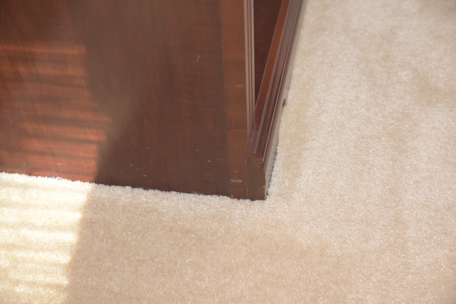 Scallop Accented Wood Finished Laminate Bookcases