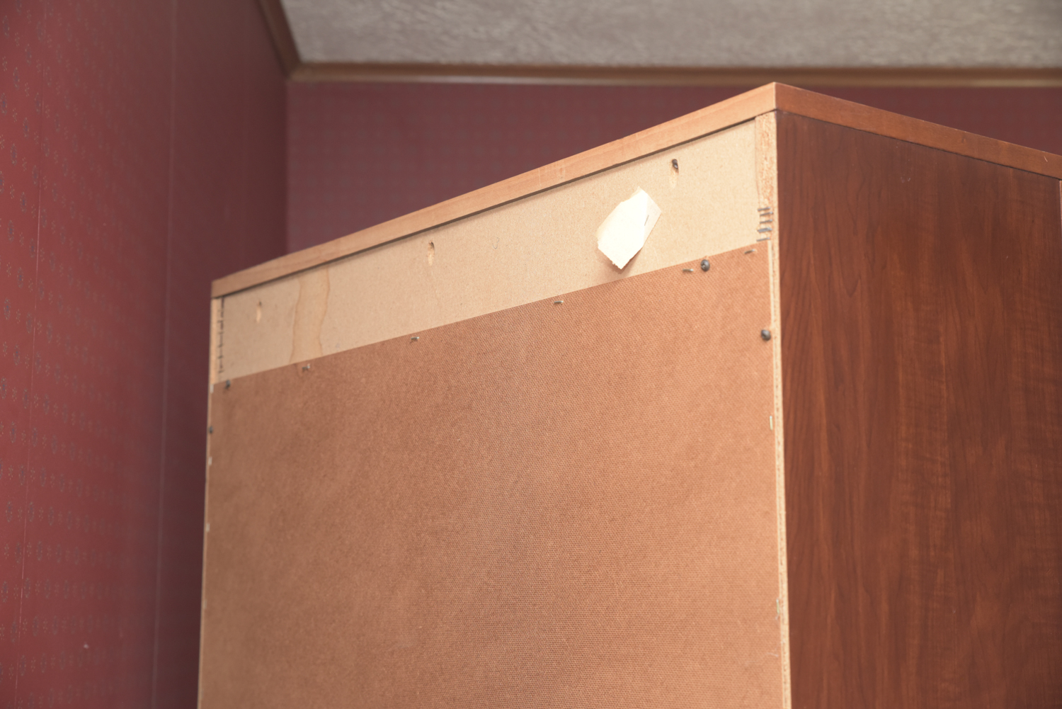 Scallop Accented Wood Finished Laminate Bookcases