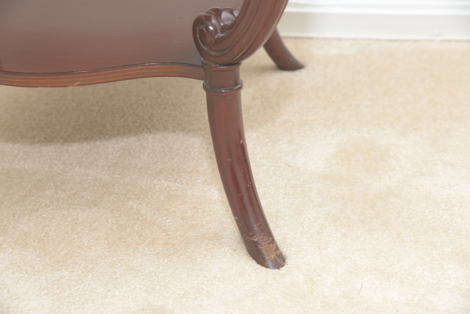 Vintage Leather-Topped Accent Tables