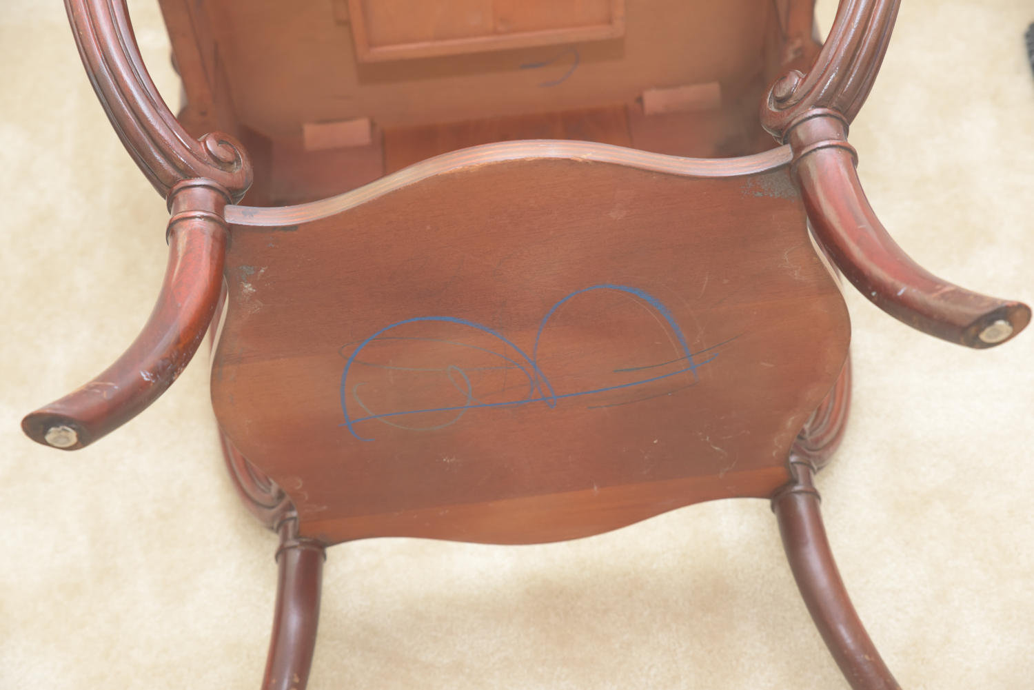 Vintage Leather-Topped Accent Tables