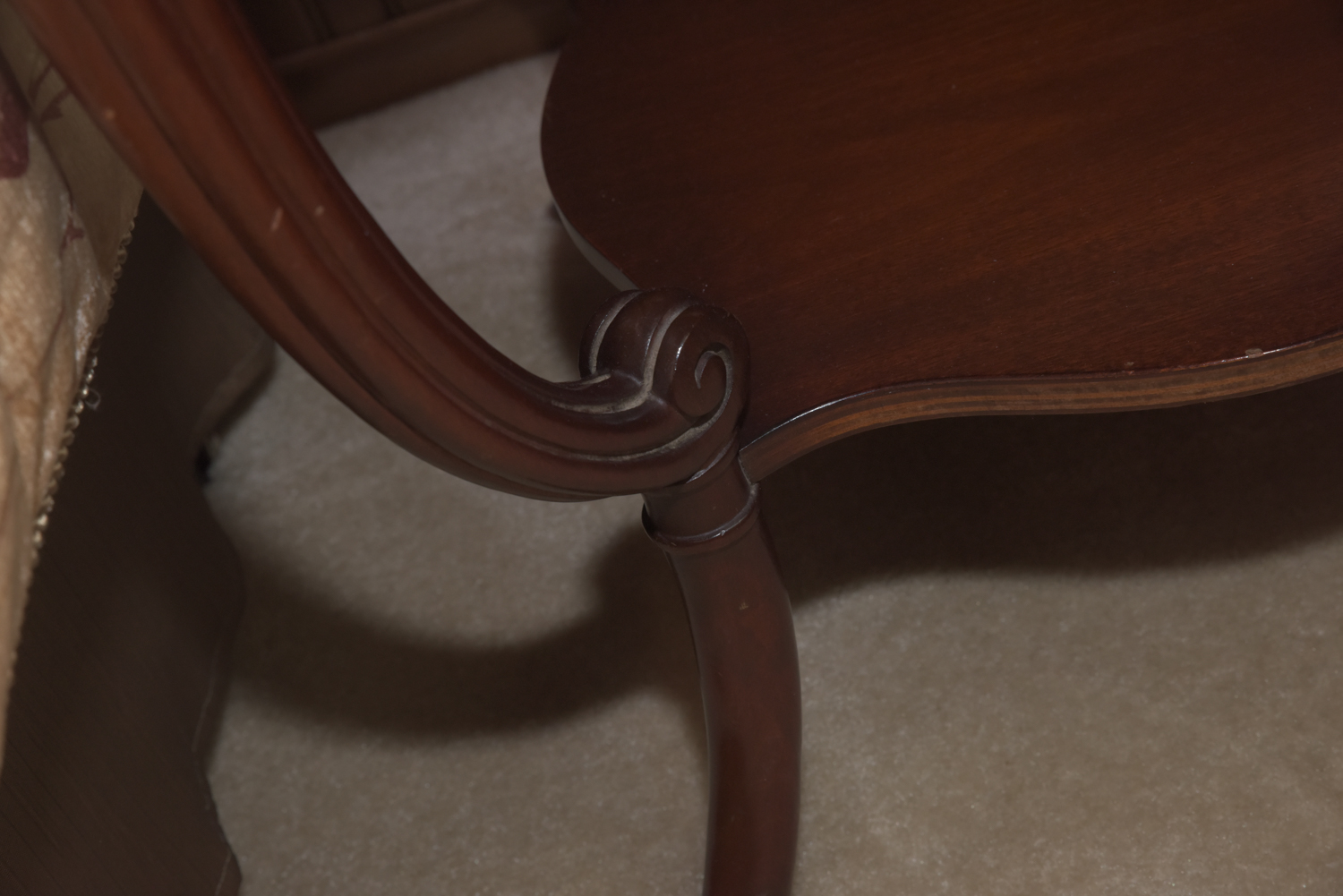 Vintage Leather-Topped Accent Tables