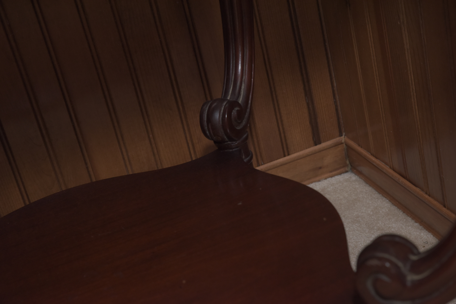 Vintage Leather-Topped Accent Tables