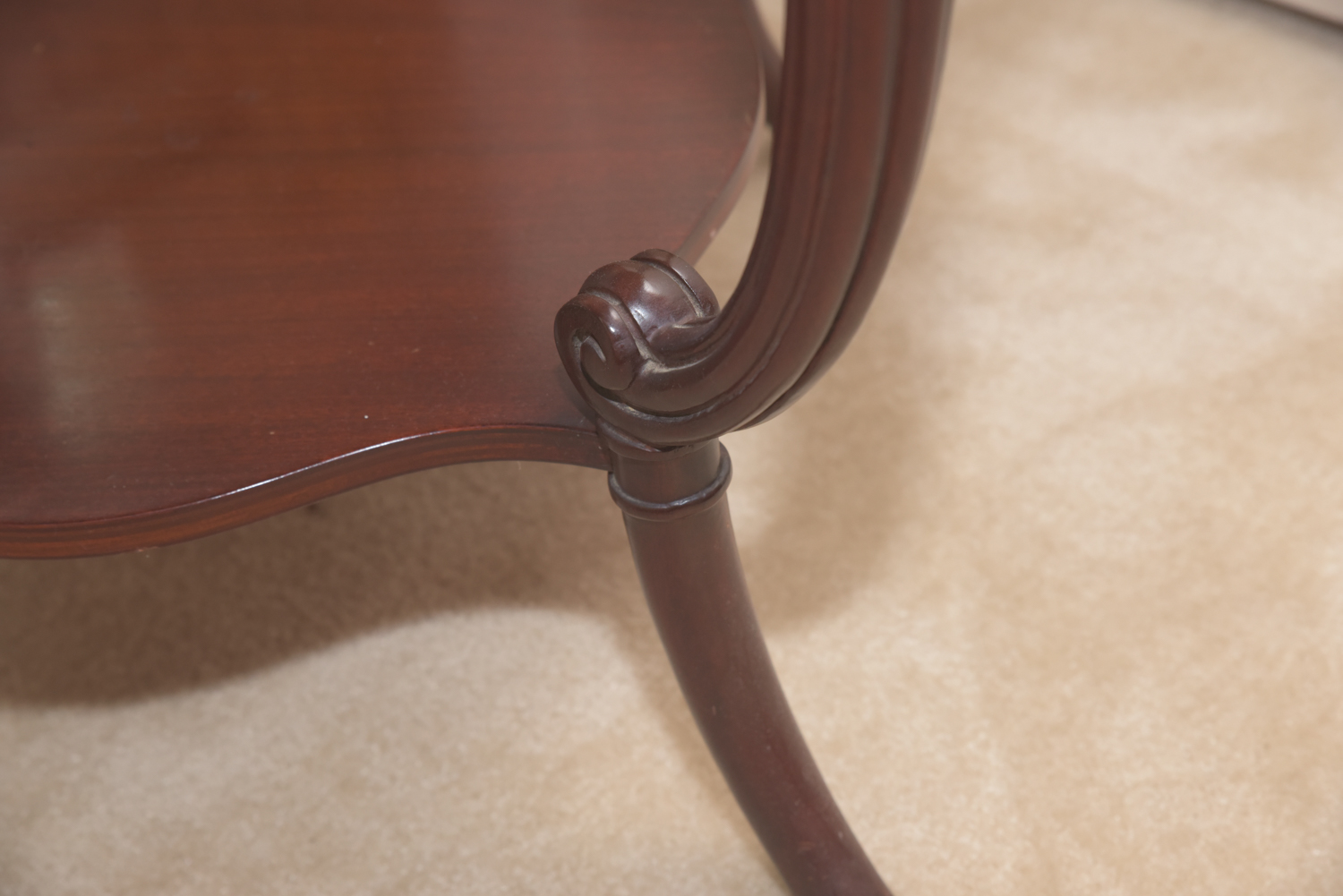 Vintage Leather-Topped Accent Tables