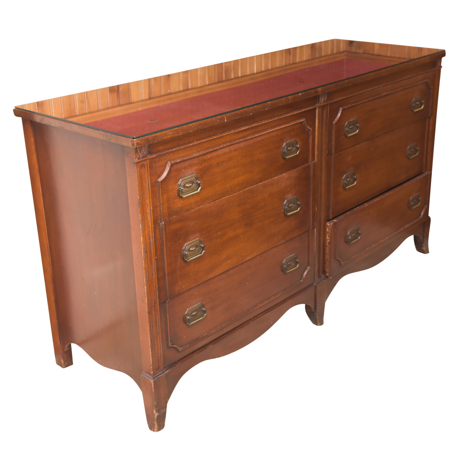 Vintage Chest of Drawers with Mirror by Ebert Furniture Co.