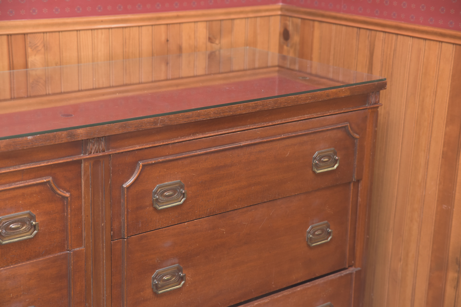 Vintage Chest of Drawers with Mirror by Ebert Furniture Co.