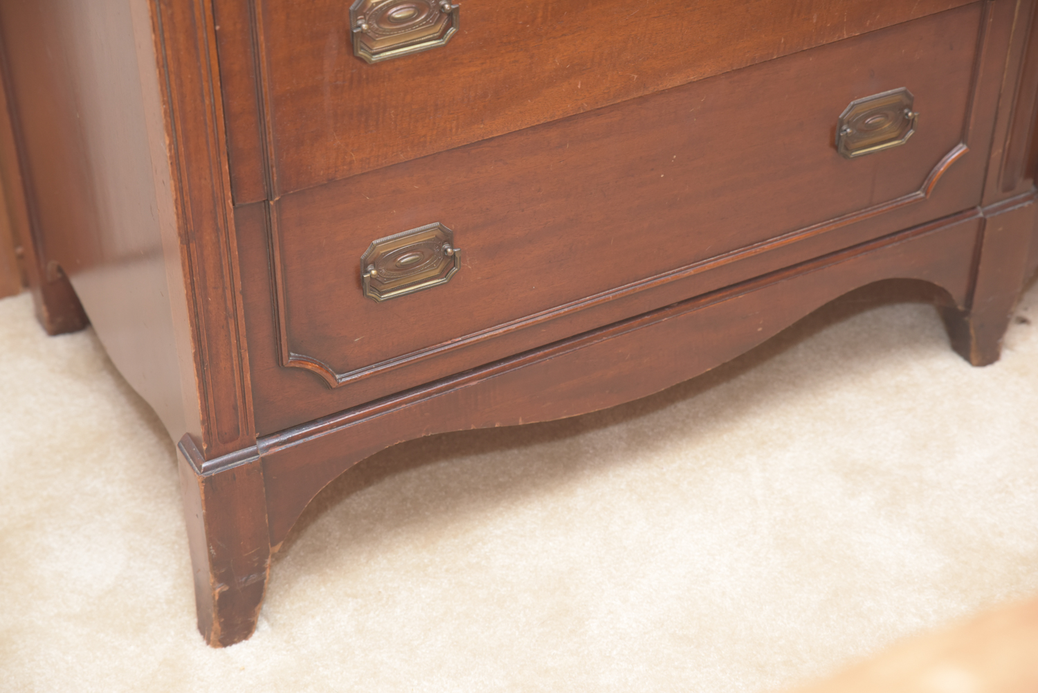 Vintage Chest of Drawers with Mirror by Ebert Furniture Co.