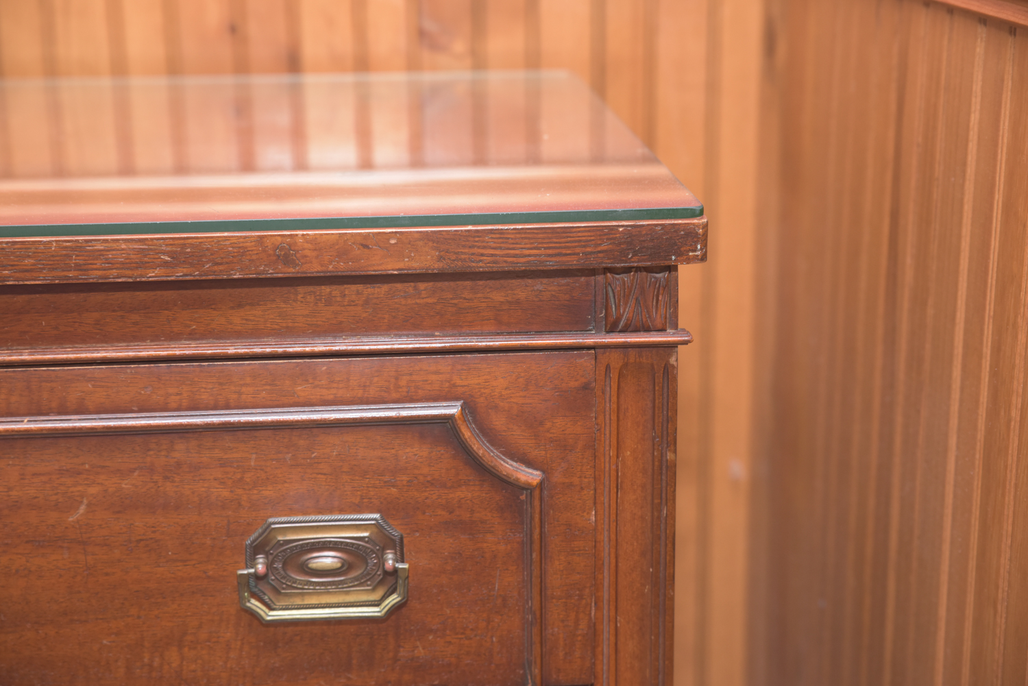Vintage Chest of Drawers with Mirror by Ebert Furniture Co.