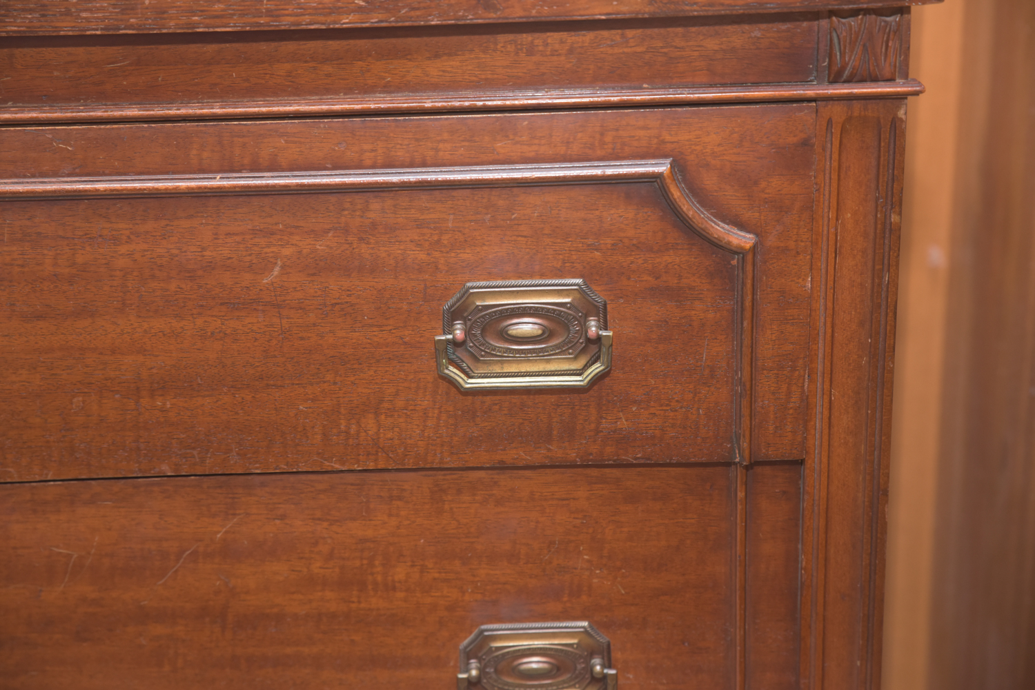 Vintage Chest of Drawers with Mirror by Ebert Furniture Co.