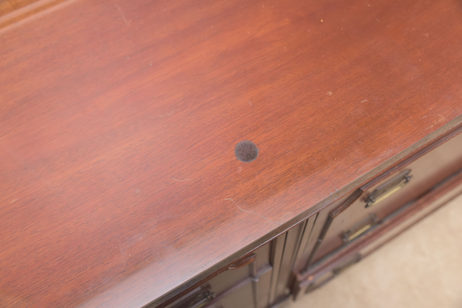 Vintage Chest of Drawers with Mirror by Ebert Furniture Co.