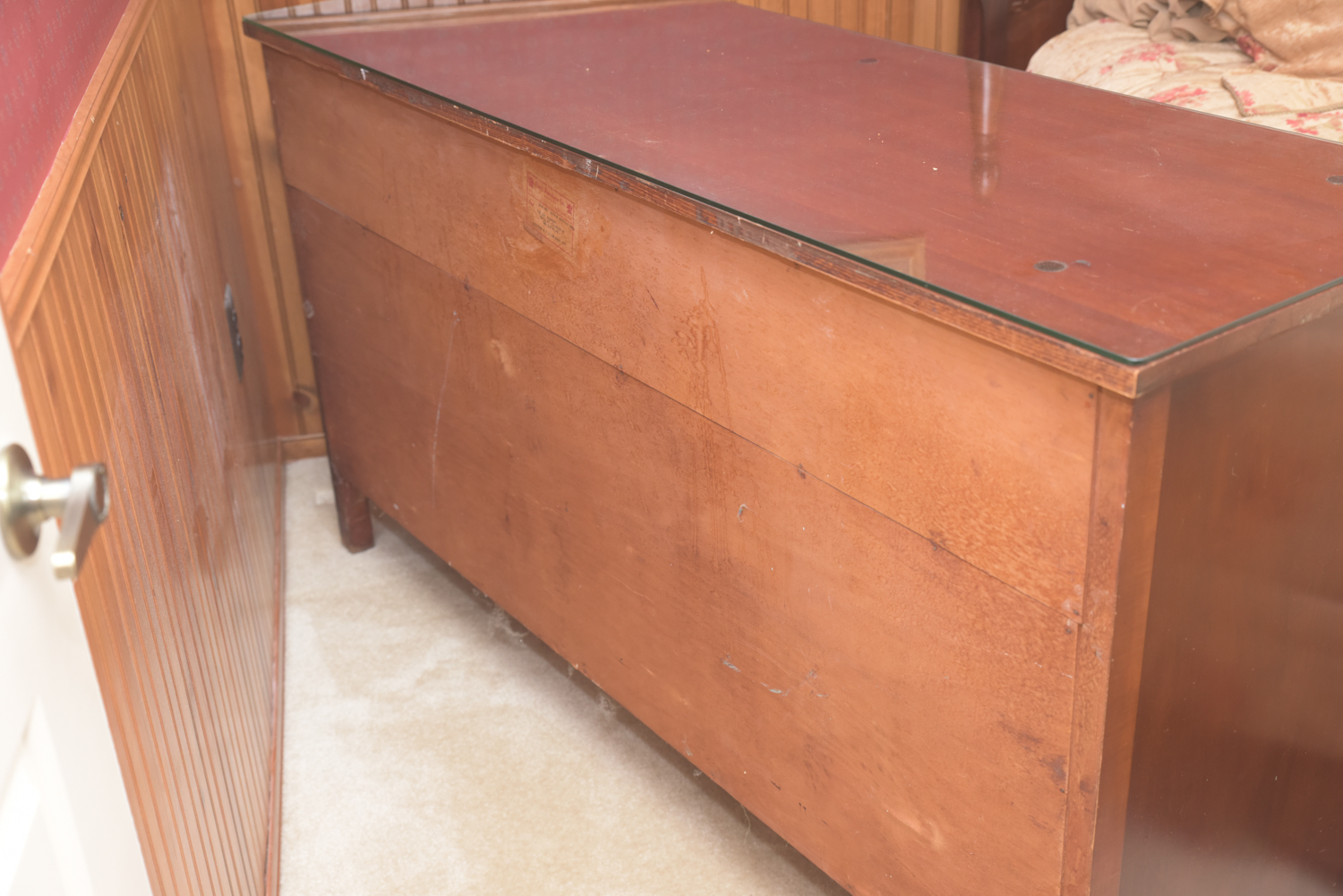Vintage Chest of Drawers with Mirror by Ebert Furniture Co.