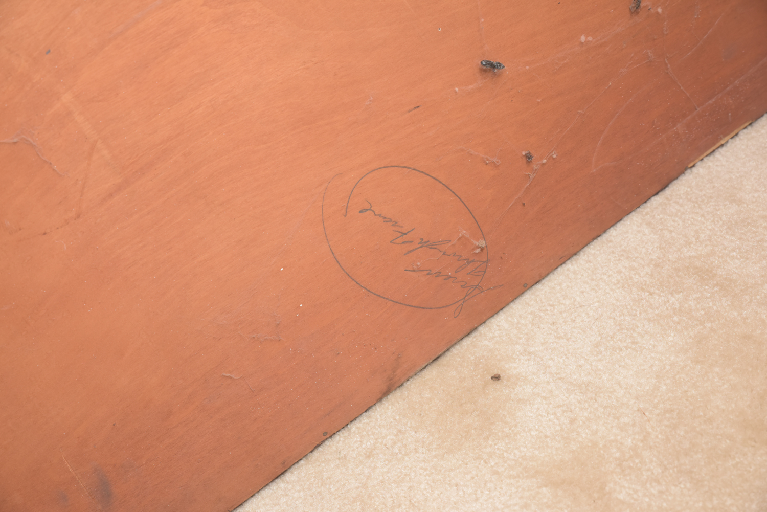 Vintage Chest of Drawers with Mirror by Ebert Furniture Co.