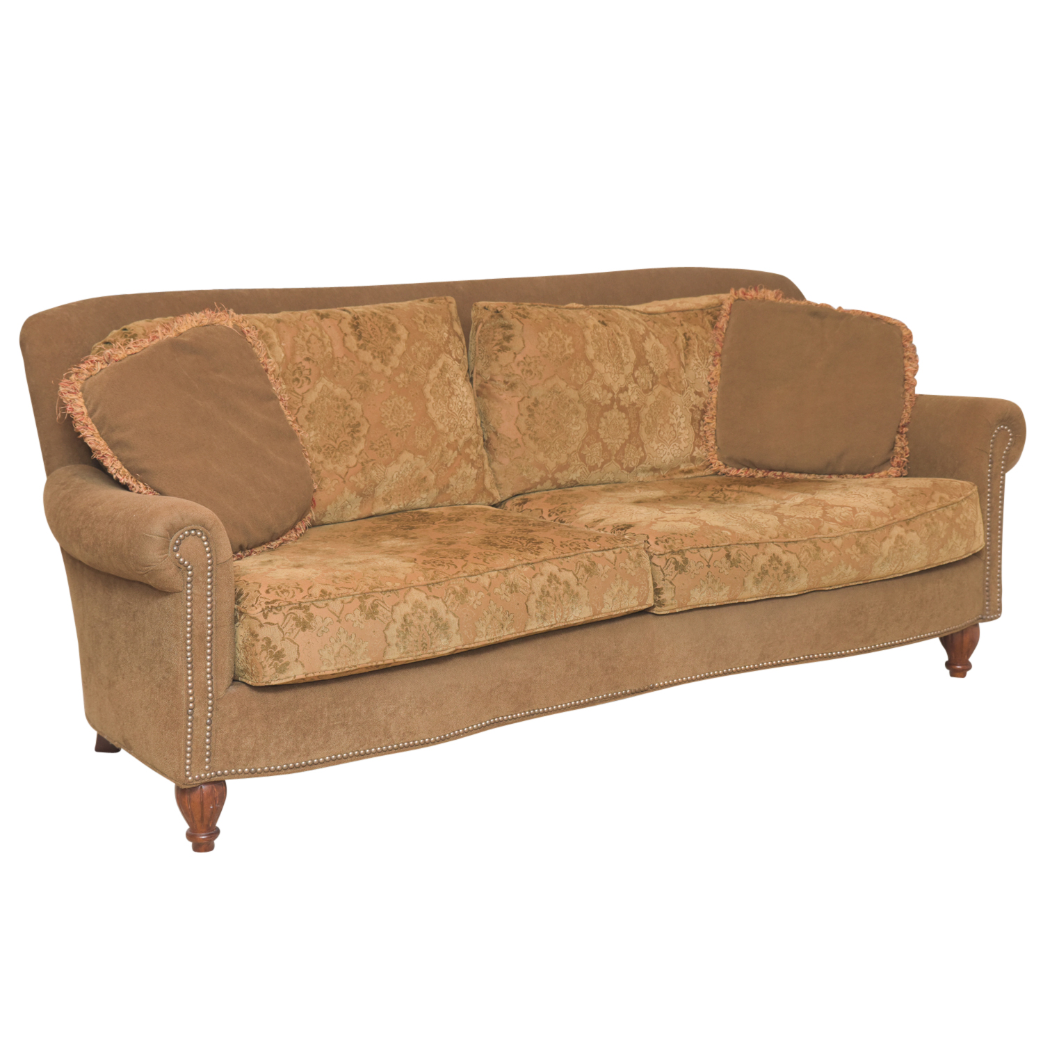 Fairfield Sofa with Floral Patterned Cushions