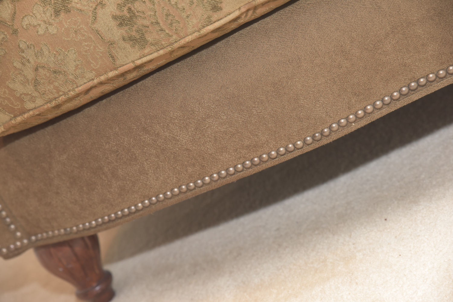 Fairfield Sofa with Floral Patterned Cushions