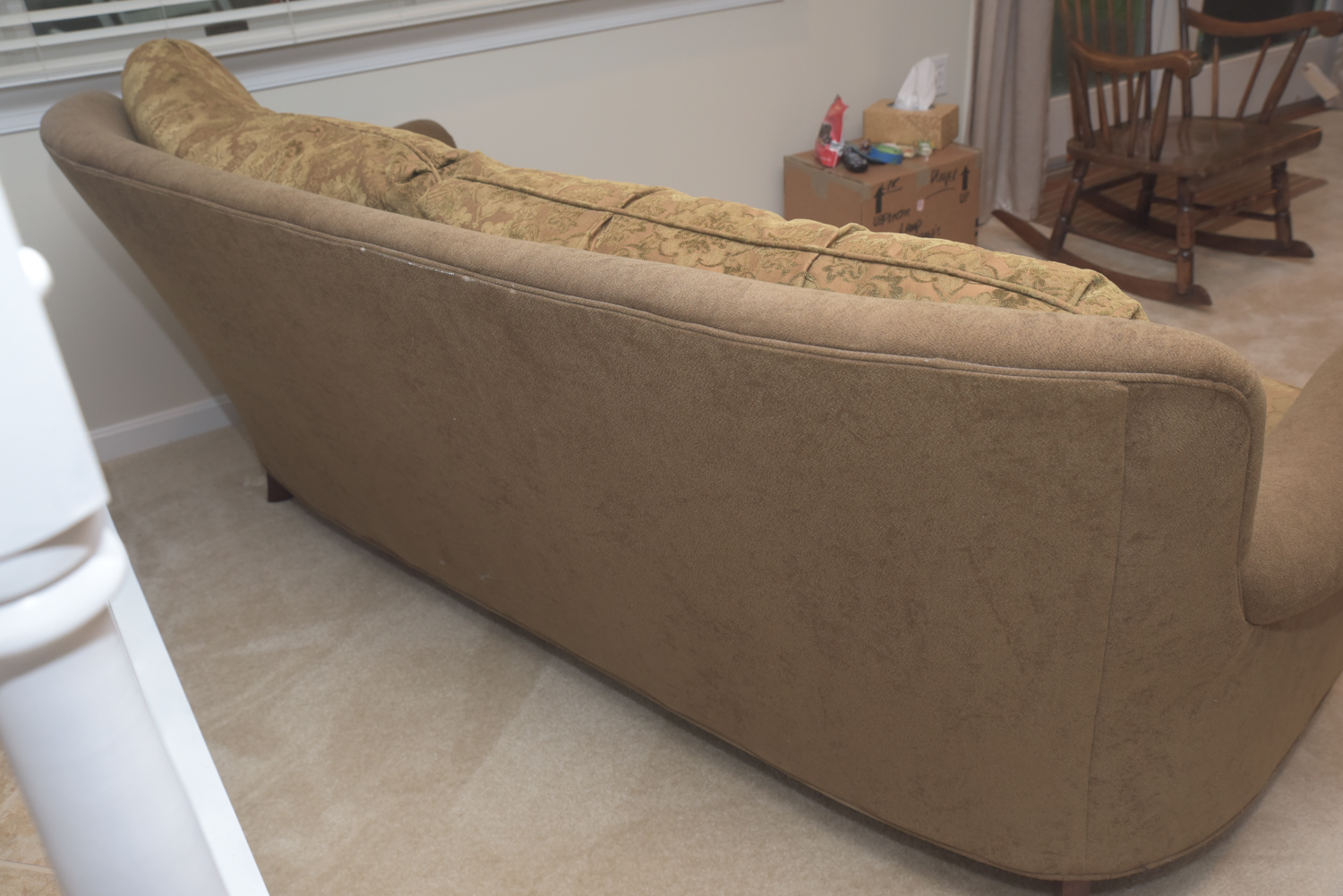 Fairfield Sofa with Floral Patterned Cushions