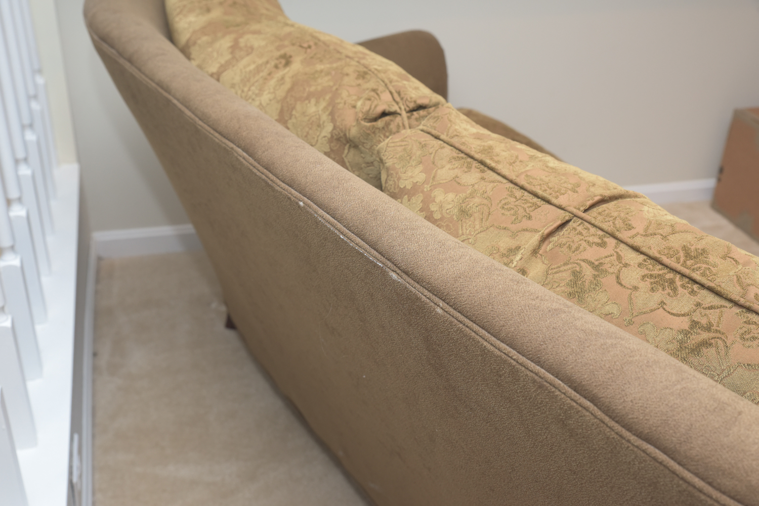 Fairfield Sofa with Floral Patterned Cushions