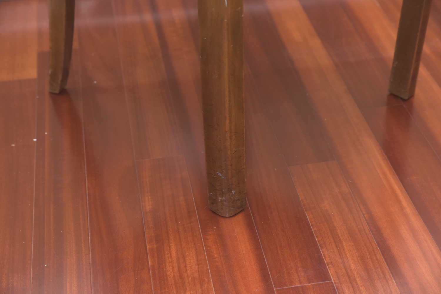 Vintage Wooden Dining Chairs with Upholstered Seats