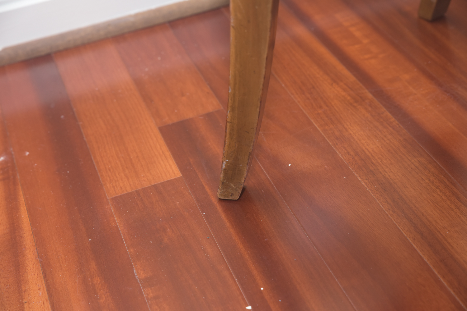 Vintage Wooden Dining Chairs with Upholstered Seats