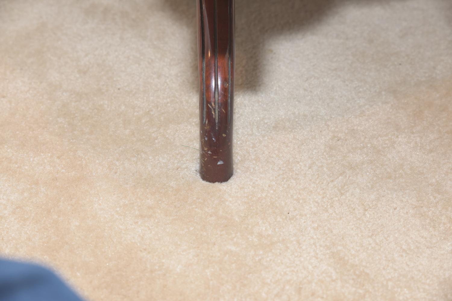 Vintage Leather-Topped Coffee Table