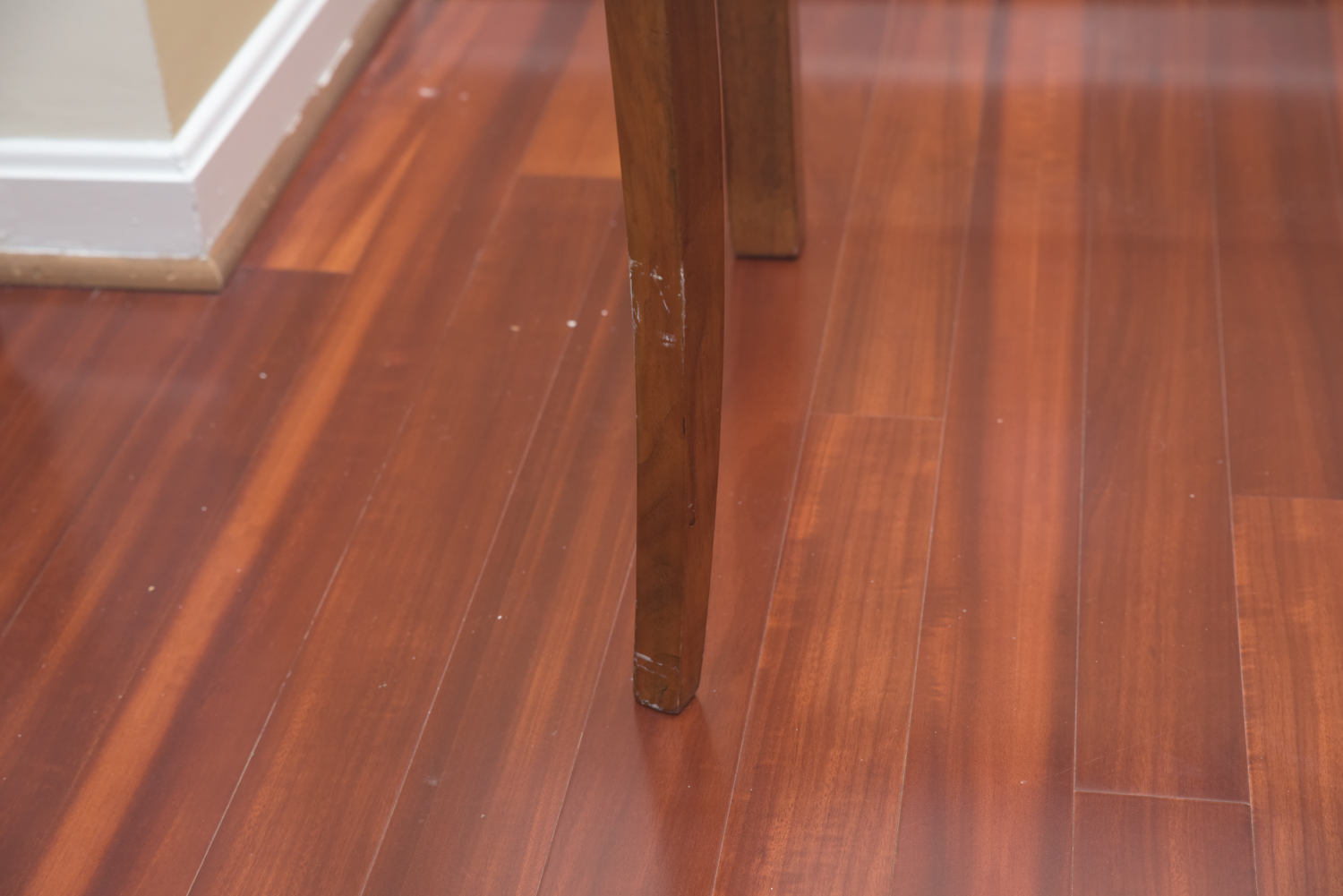 Vintage Wooden Dining Chairs with Upholstered Seats