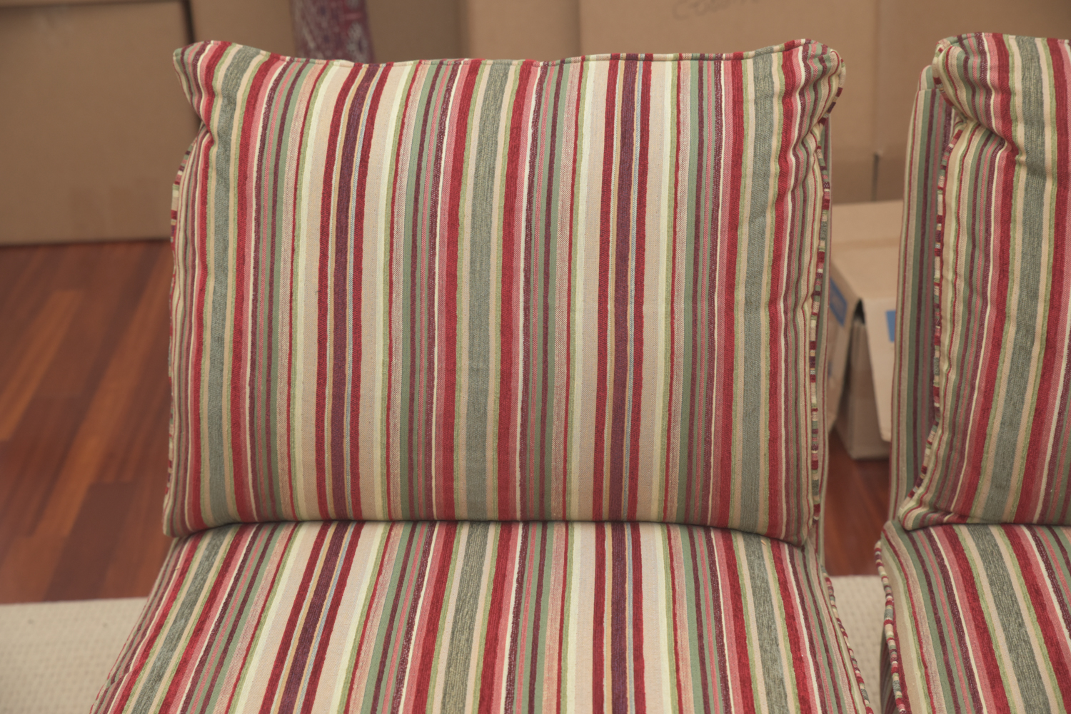 Upholstered Slipper Chairs for Storehouse by Mitchell Gold