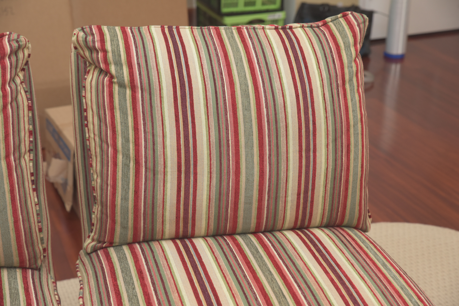 Upholstered Slipper Chairs for Storehouse by Mitchell Gold