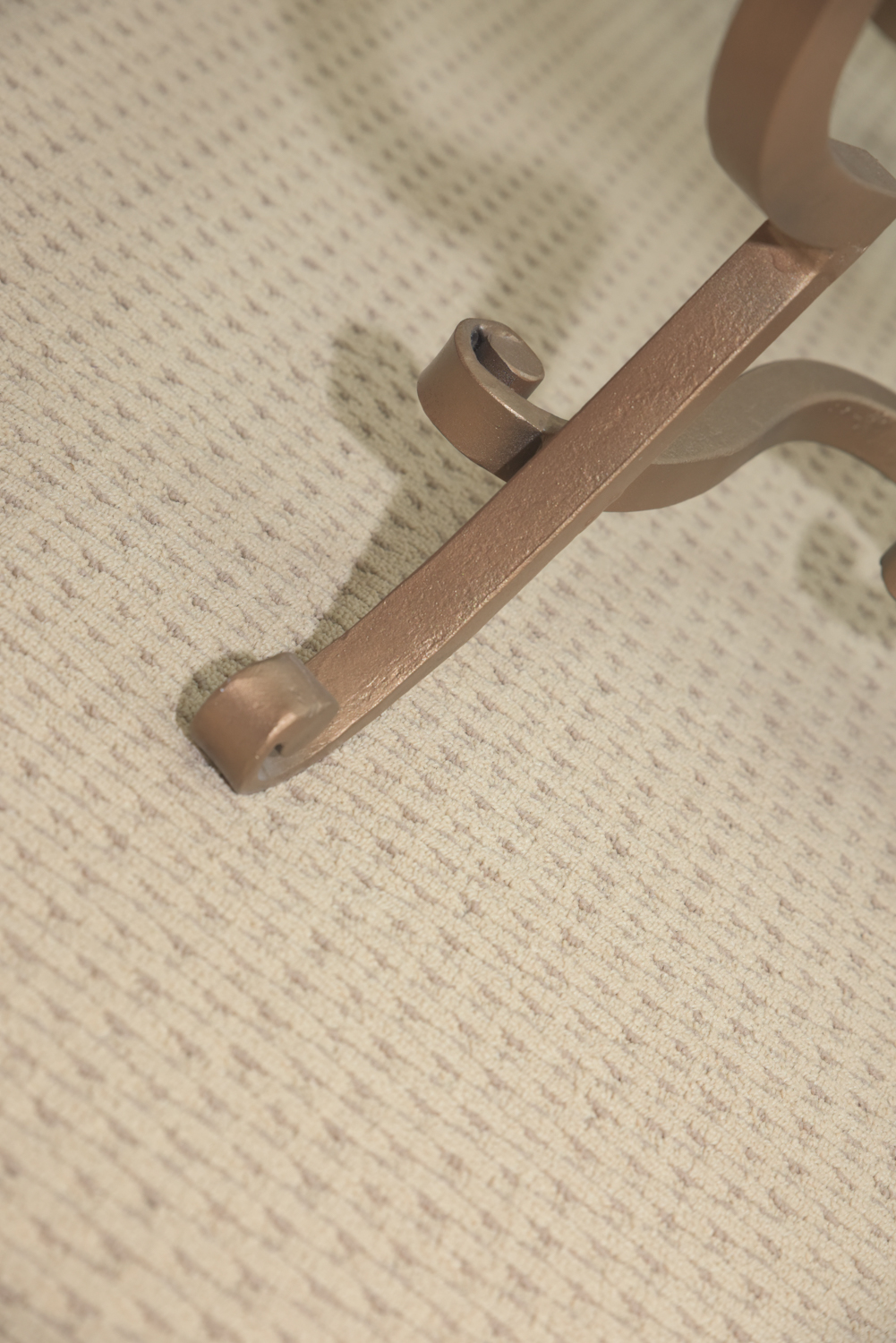 Metal Coffee Table With Beveled Glass Top