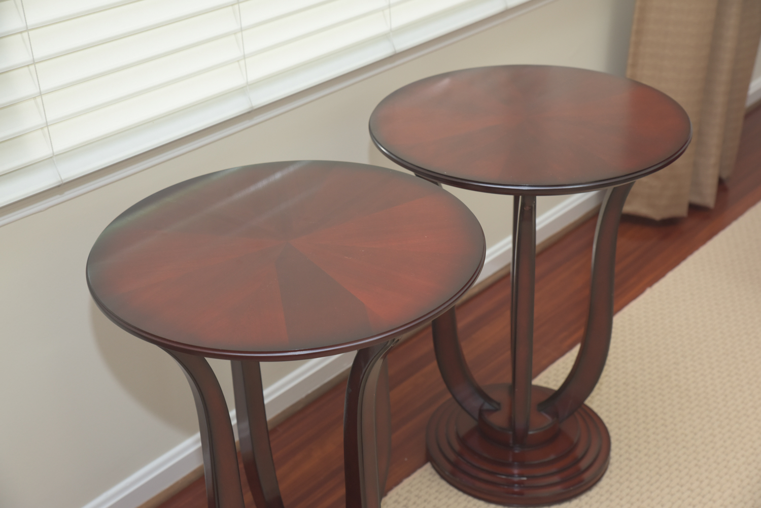 Bombay Company Contemporary Pedestal Side Tables
