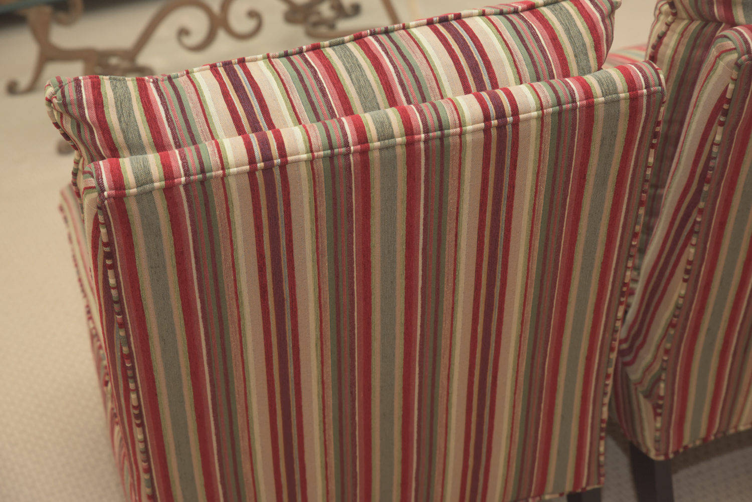 Upholstered Slipper Chairs for Storehouse by Mitchell Gold