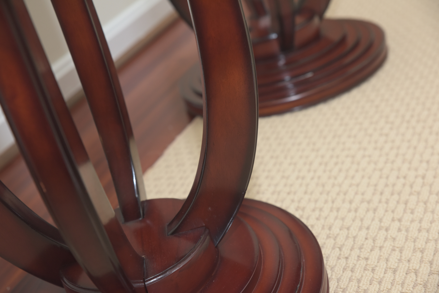 Bombay Company Contemporary Pedestal Side Tables