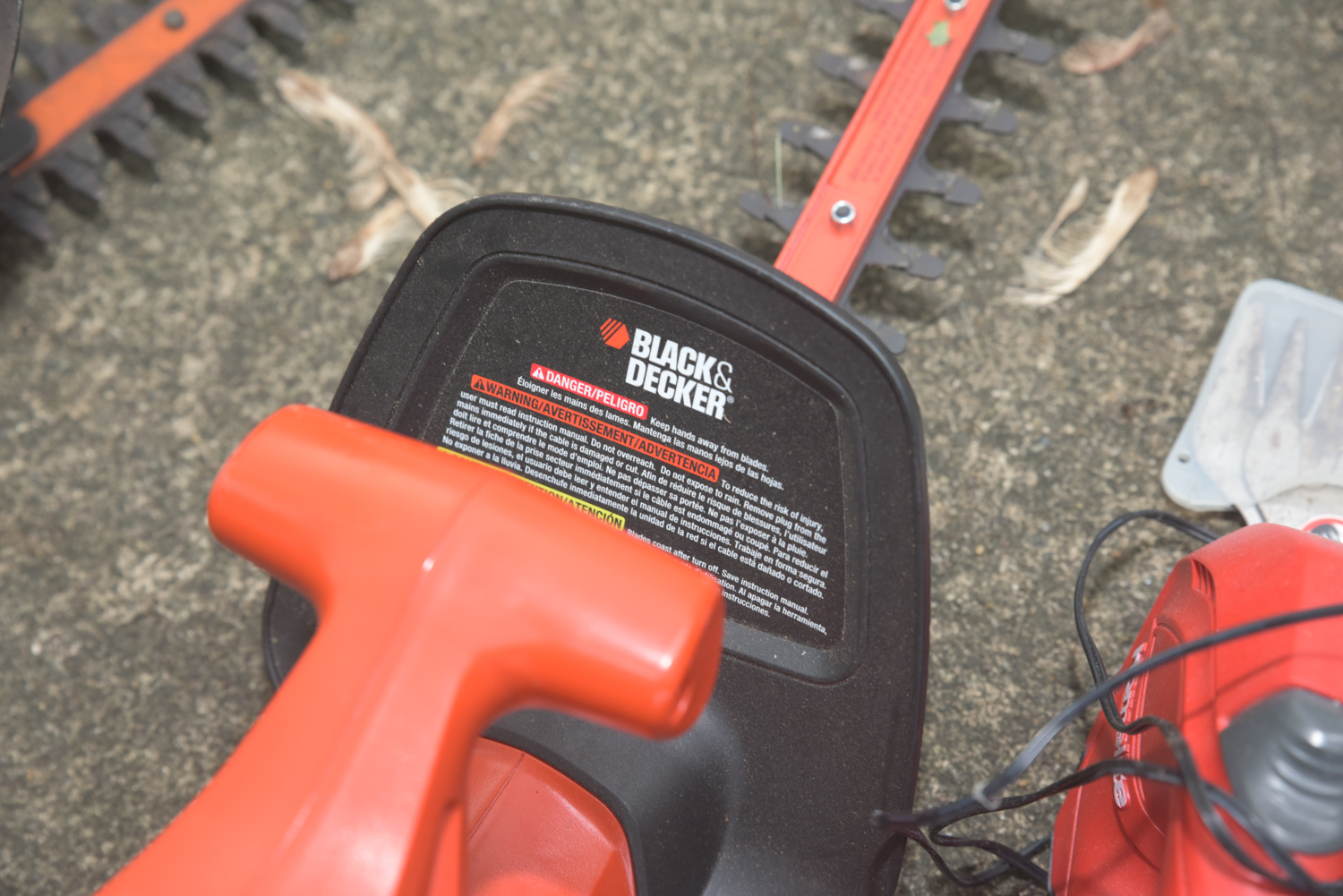 Black & Decker Hedge Trimmers, Homelite Cordless Shear, and Other Garden Tools