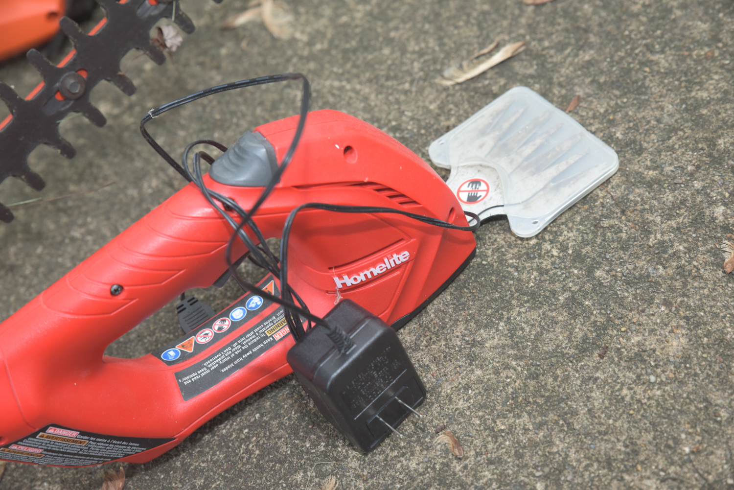 Black & Decker Hedge Trimmers, Homelite Cordless Shear, and Other Garden Tools