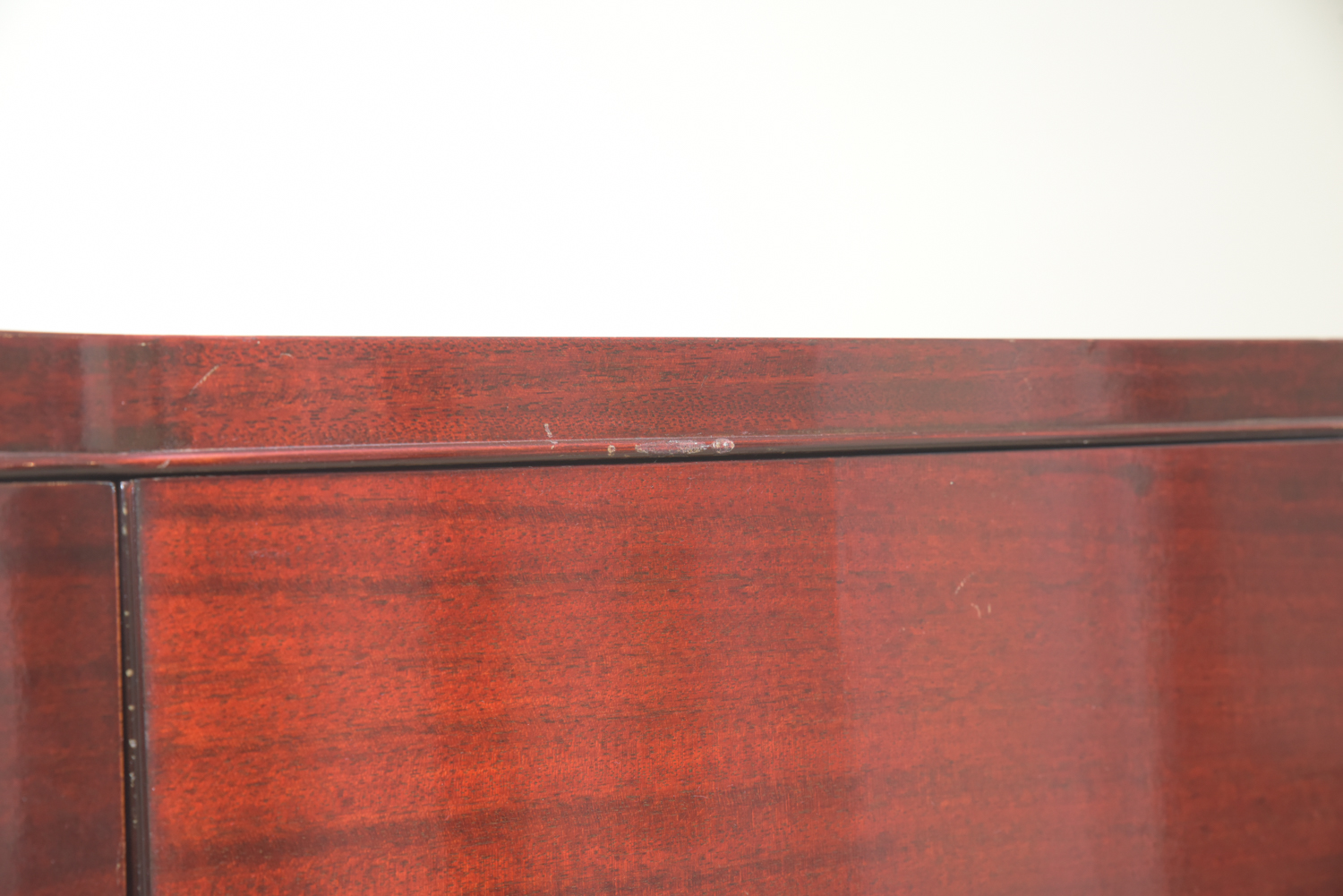 Vintage Art Deco Style Bow Front Wardrobe