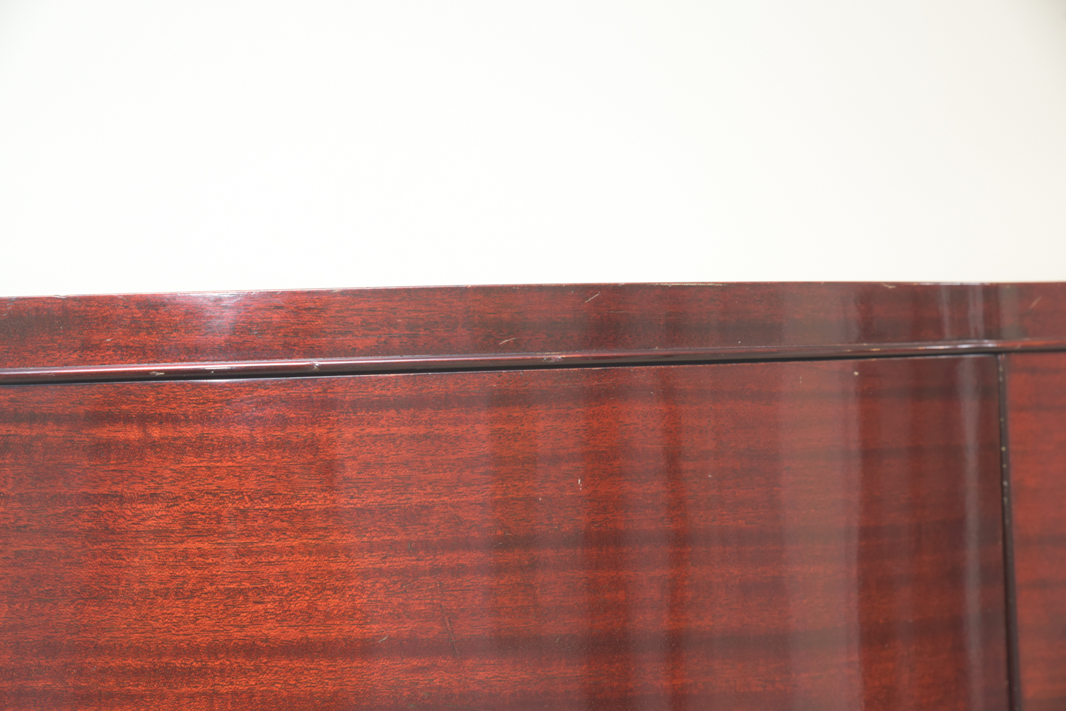 Vintage Art Deco Style Bow Front Wardrobe