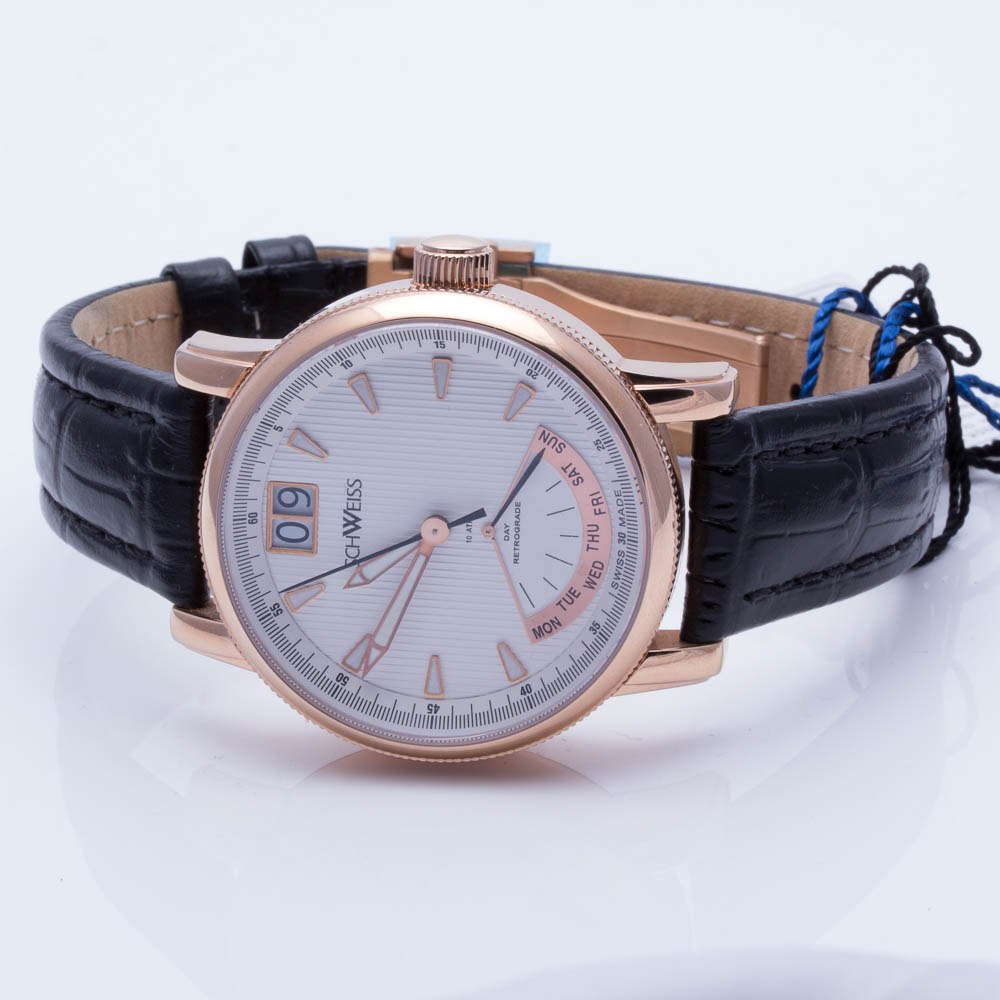 Schweiss Swiss Rose Gold Stainless Steel Watch