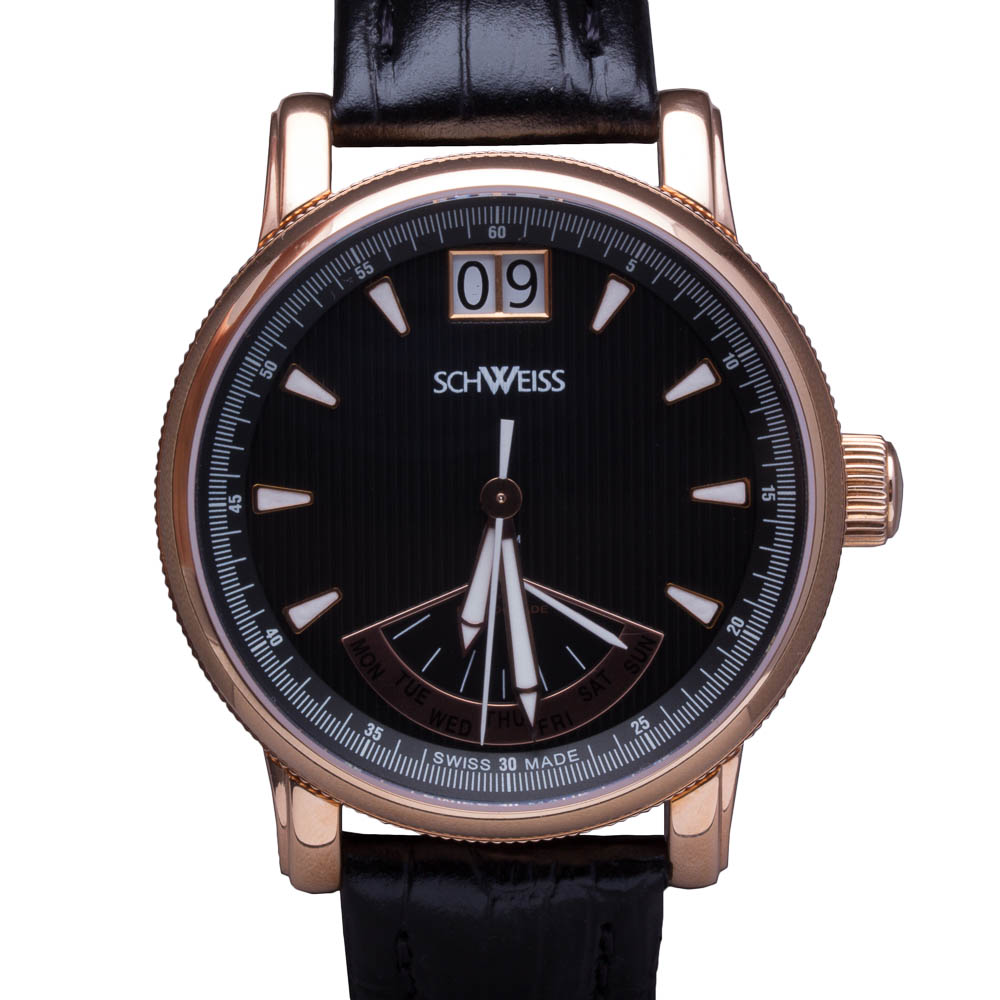Schweiss Swiss Rose Gold Stainless Steel Watch