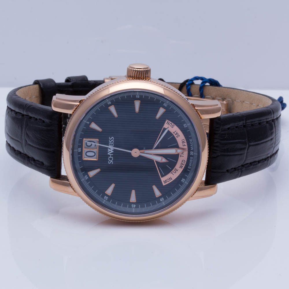 Schweiss Swiss Rose Gold Stainless Steel Watch