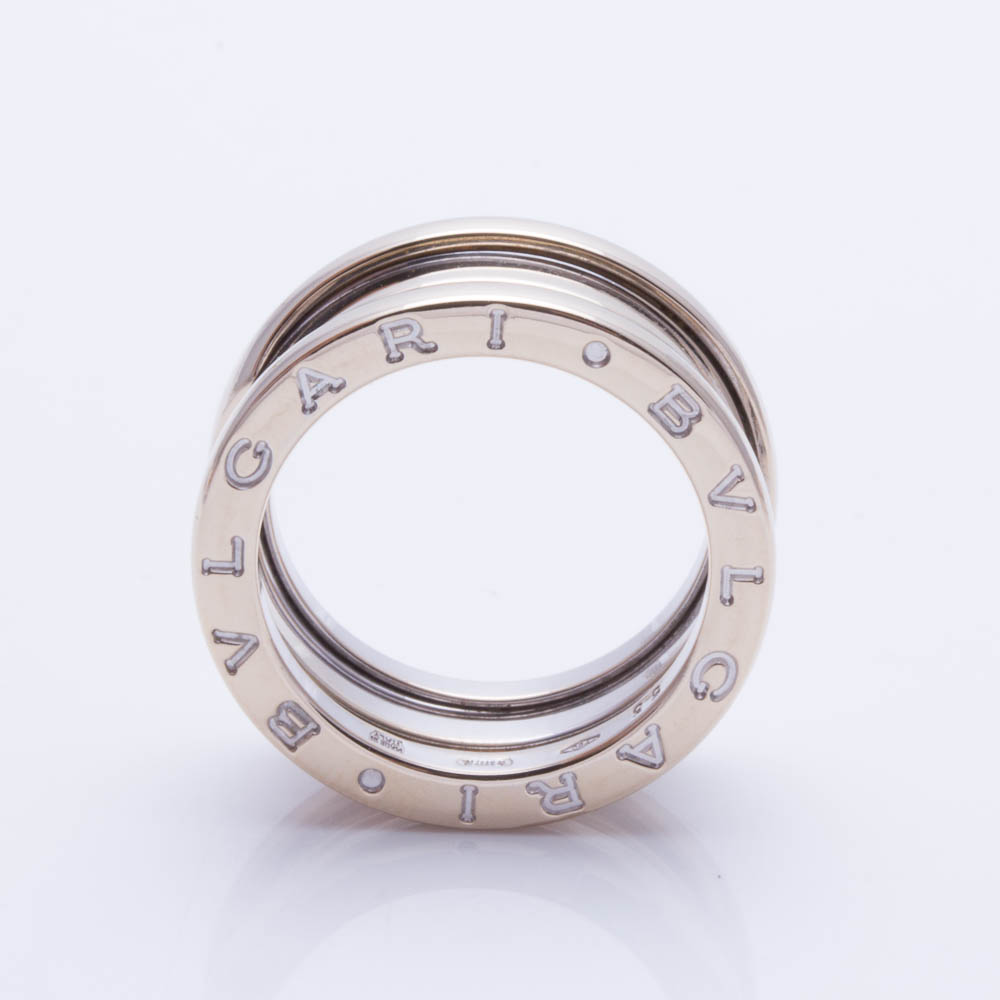 Bulgari 18K White Gold Ring