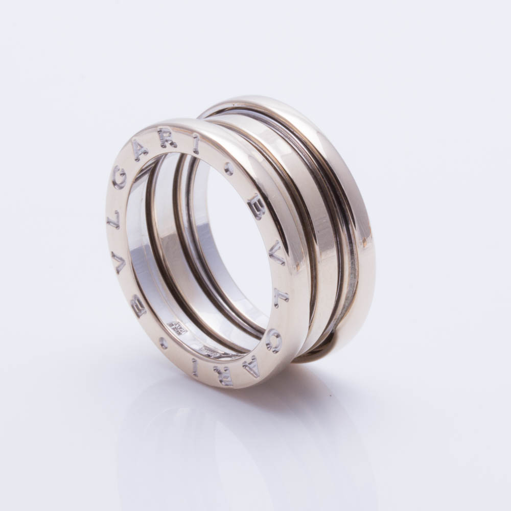 Bulgari 18K White Gold Ring
