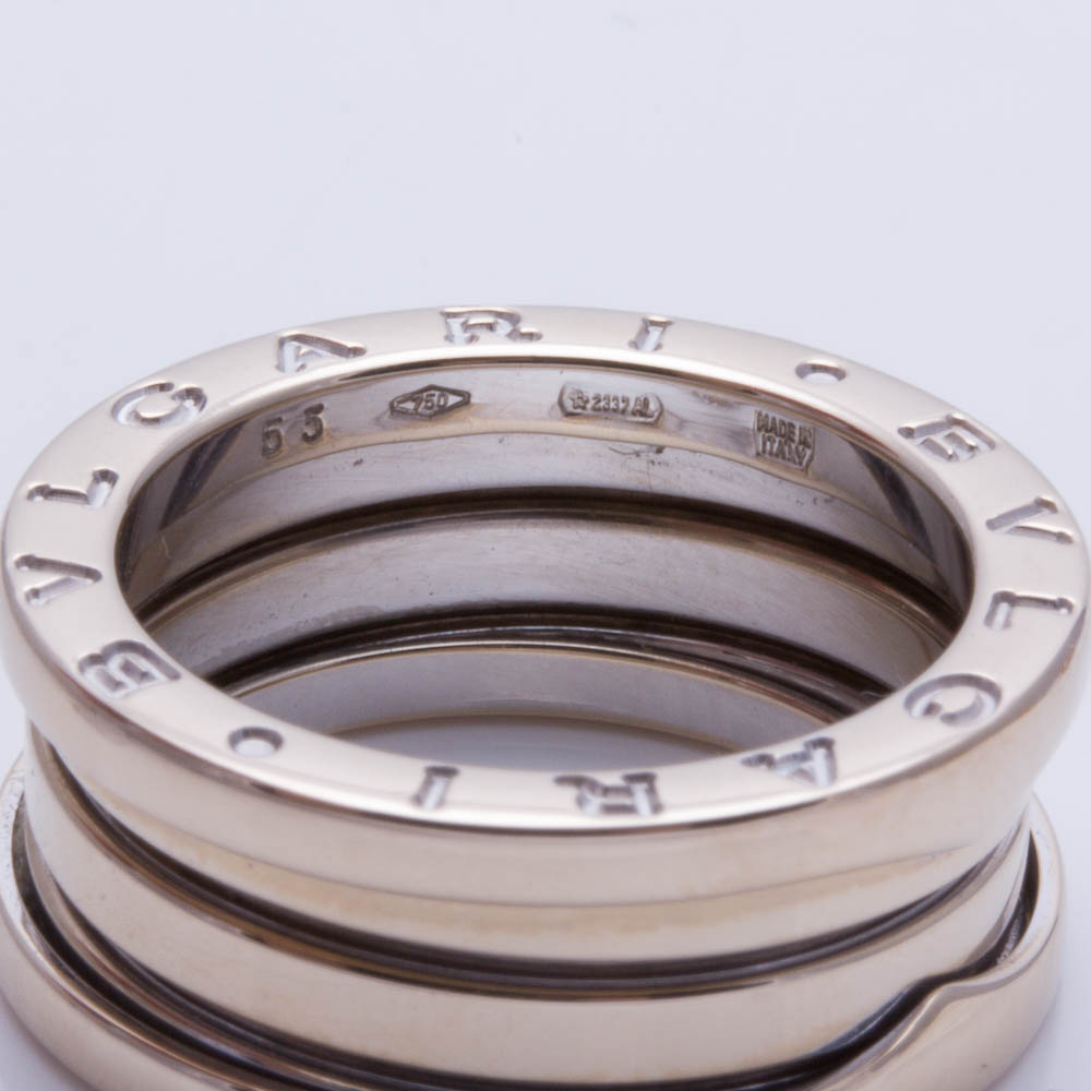Bulgari 18K White Gold Ring
