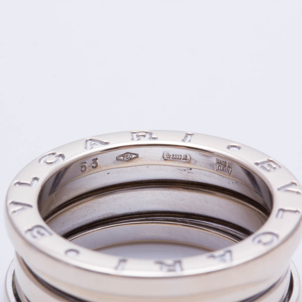 Bulgari 18K White Gold Ring