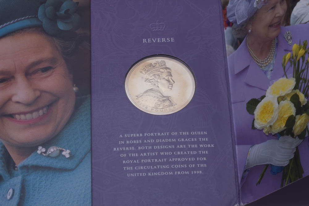 1966 Bahamas Type Coin Set and a 2002 Golden Jubilee Silver Commemorative Crown