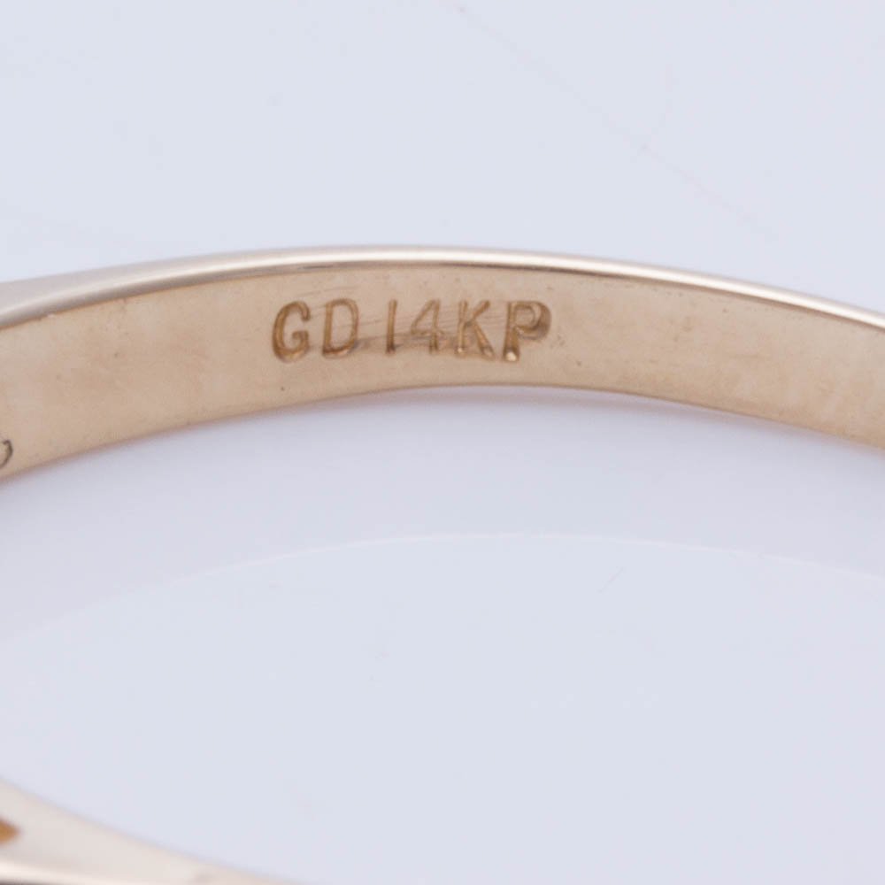 14K Yellow Gold Diamond Ring